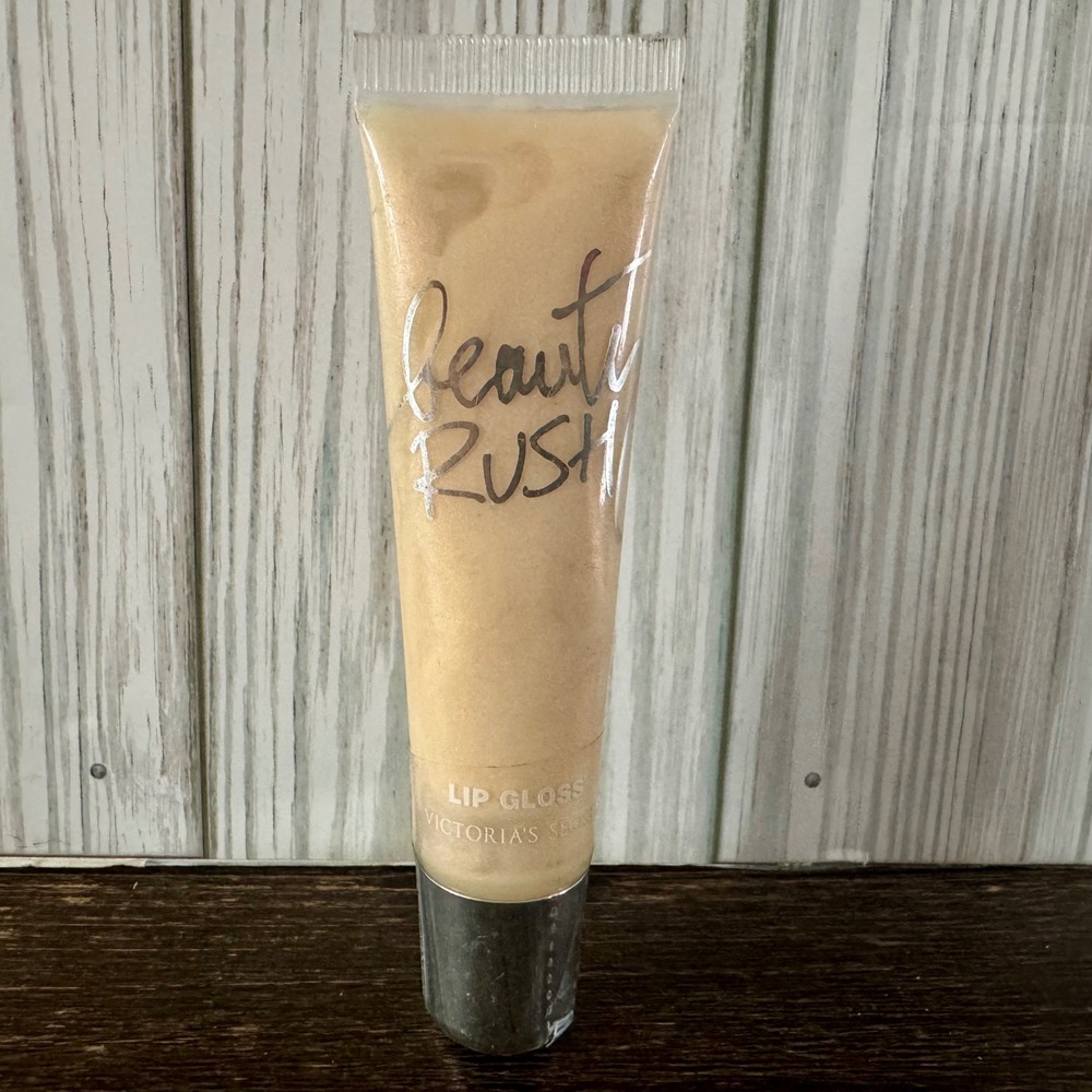 Victoria's Secret Beauty Rush Lip Gloss Cantaloopy Shimmer Peach 0.46oz NEW